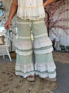 The Bloom Harmony Ruffle Pants