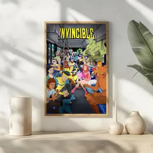 Invincible Season 2 poster no frame