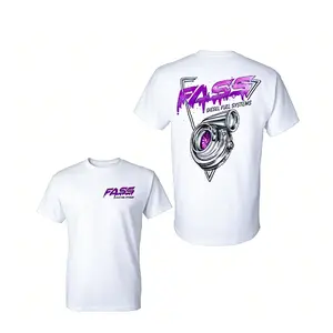 🚛FASS Diesel Fuel Systems Neon Purple Turbocharger Graphic Tee – Men Oversized Streetwear T-Shirt, Retro Graffiti 2-Sided Design, Cotton Blend, Y2K Aesthetic, Viral TikTok Diesel Truck Fan Shirt, Casual Automotive Workwear Outfit, Gearhead Gift, Unisex