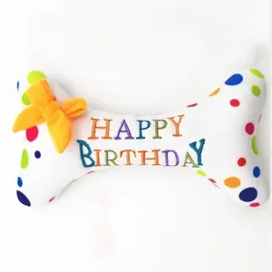 Birthday Bone Plush Toy