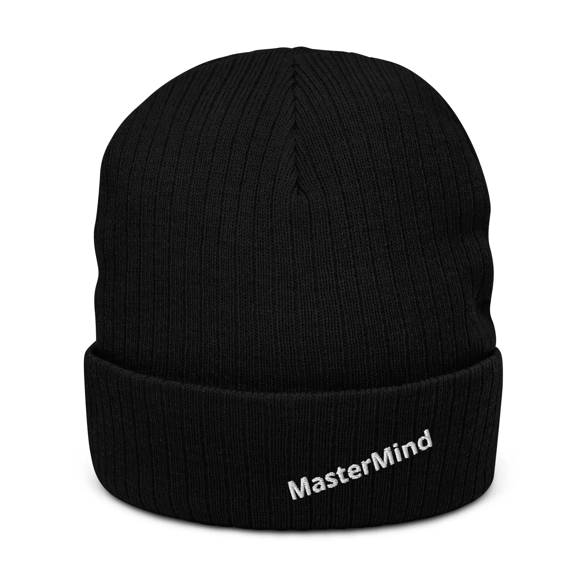 "MasterMind" Ribbed knit beanie