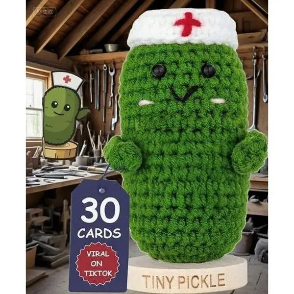 Handmade Crochet Nurse Gift - Quirky Thoughtful Keepsake for CNAs & Medical Assistants, Reusable Personalized Nursing Graduation Souvenir for New RNs, Nurse Gifts, Thoughtful Gift