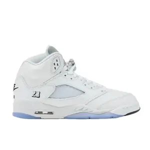 Nike Air Jordan 5 Retro White Metallic HQ7980-103 GS & Women's Fashion Sneaker New