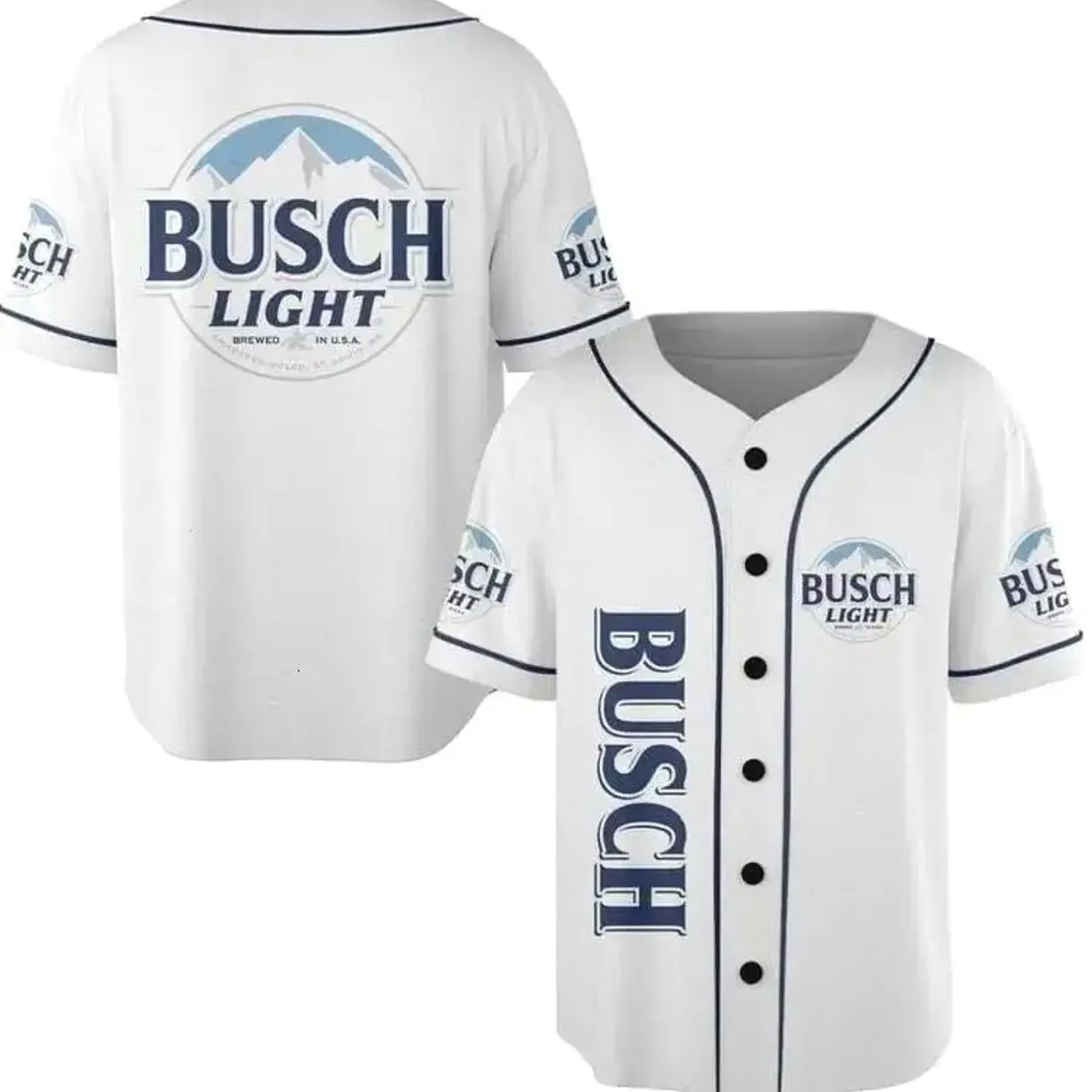Burch Light Baseball Jersey, Light Beer Jersey, Game Day Shirt, Gift for Beer Lovers, Gift For Him/Her, For Any Season