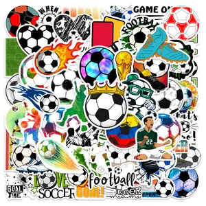 50 Soccer-themed Graffiti Stickers, Suitable for Scrapbooks, Journals, Laptops, Water Bottles, Cars, and Other Faith-based Designs-gifts with Positive Messages, Sticker Decals