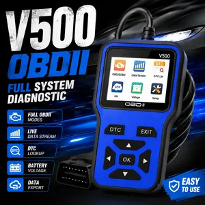 V500 Obd2 Scanner Diagnostic Tool, Check Engine Light Code Scanner, Reset, Dtc, Data Stream, I/m Readiness, Car & Truck Scan Tool