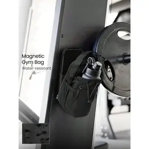 GLOWMODE 4L Venture Glow Waterproof Magnetic Zipper Pouch Pockets Keychain Detachable Shoulder Strap Water Bottle Holder Tote Bag Gym Hiking Outdoors Travel Daily Casual Wear