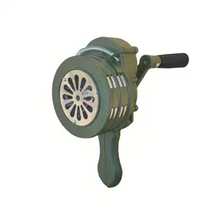 Portable Emergency Safety Hand Crank Alarm, 110 Decibel Loud Sound, Compact Design for Quick Alerts, Ideal for Home Security