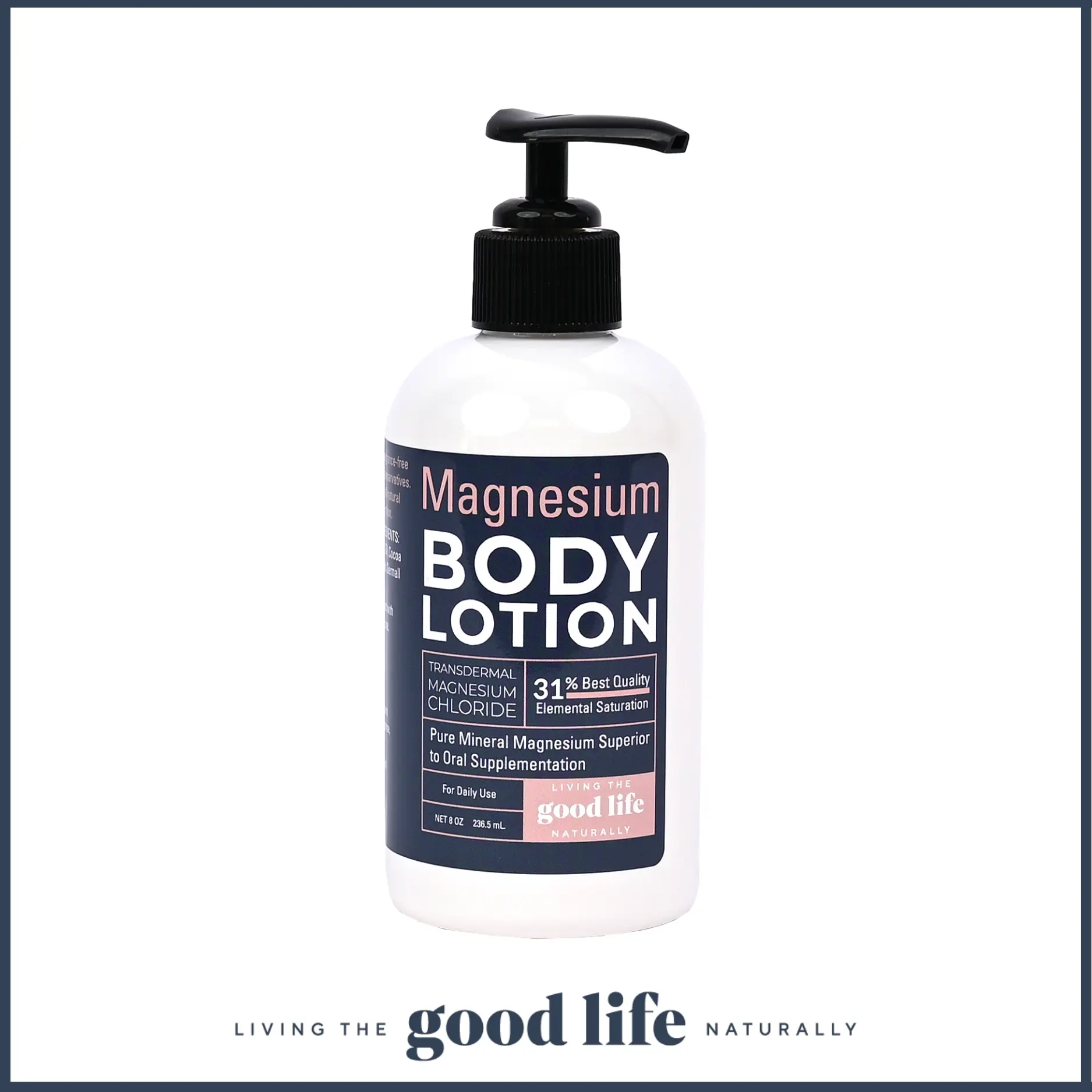 Magnesium Body Lotion - Living the Good Life Naturally