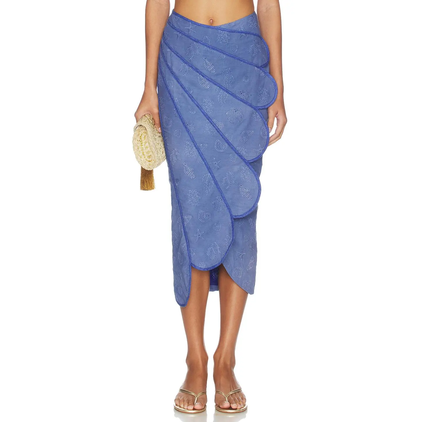 AZULU Sango Skirt in Deep Sea Seashells