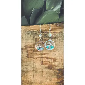 Beautiful Mountain Mustard Seed Faith Earrings