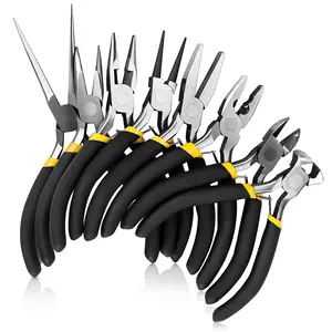 Jewelry Making Pliers Kit (8pcs) - Precision Tools for DIY Crafts Beading and Jewelry Repair