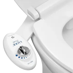 LUXE Bidet NEO 110 - Rear Wash only, Fresh Water Non-Electric Bidet Attachment for Toilet Seat, Adjustable Water Pressure