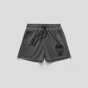 GYMREAPERS Charcoal Mesh Training Shorts for Men - Perfect for Summer Workouts