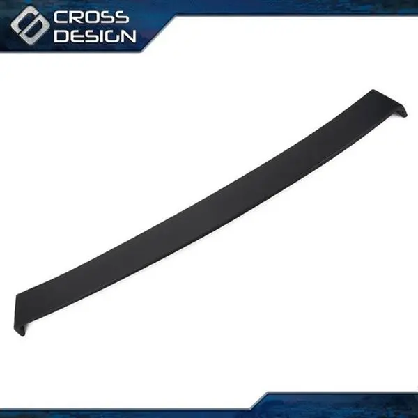 CROSSDESIGN Black ABS Plastic Rear Window Roof Lip Spoiler Visor - Automotive Self-Adhesive Easy-Install Peel-N-Stick Auto Replacement Part for 2018-20 Honda Accord 4-Door, High Speed Resistant, Adds Sporty Look (Body & Frame Accessory)