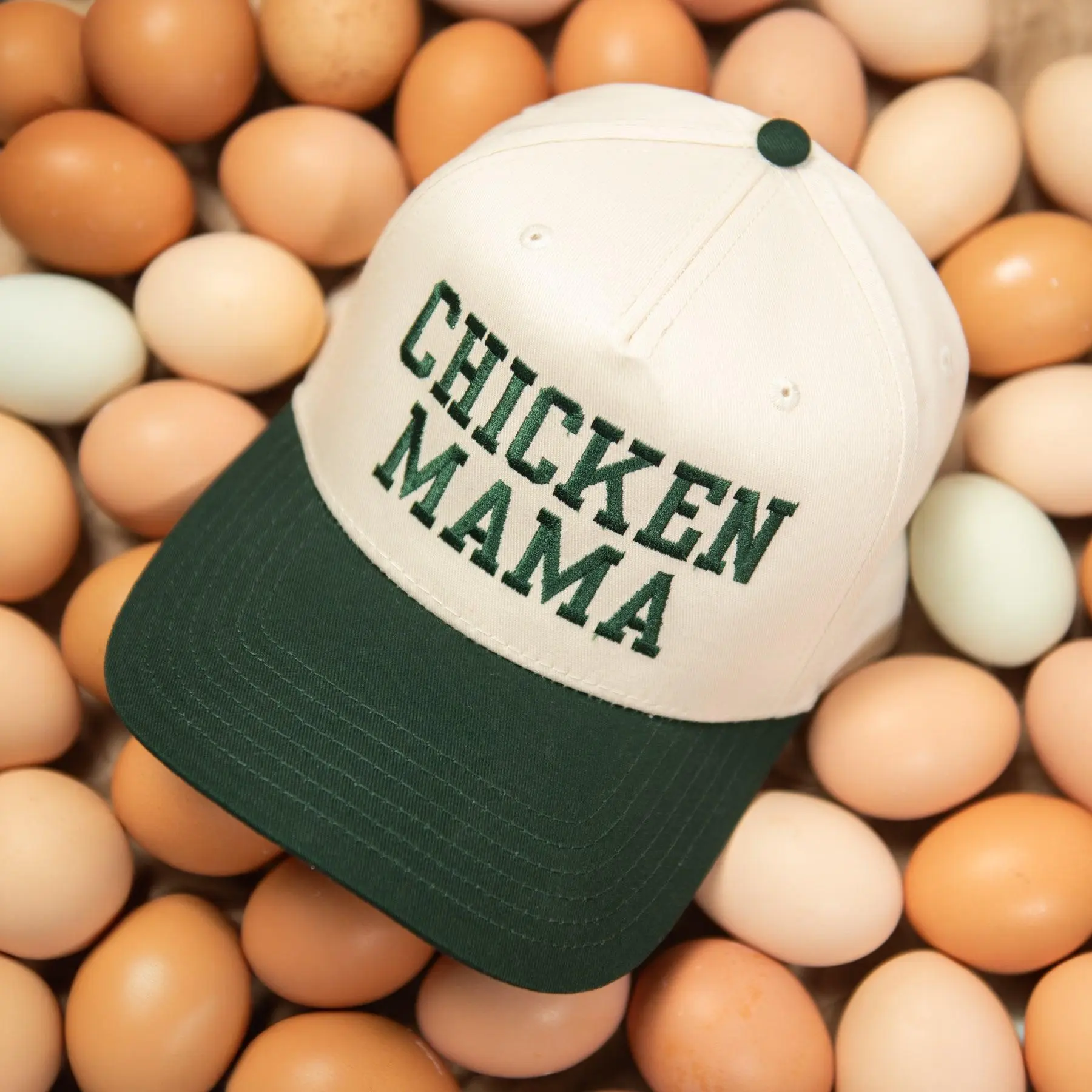 Chicken Mama' Embroidered Trucker Hat