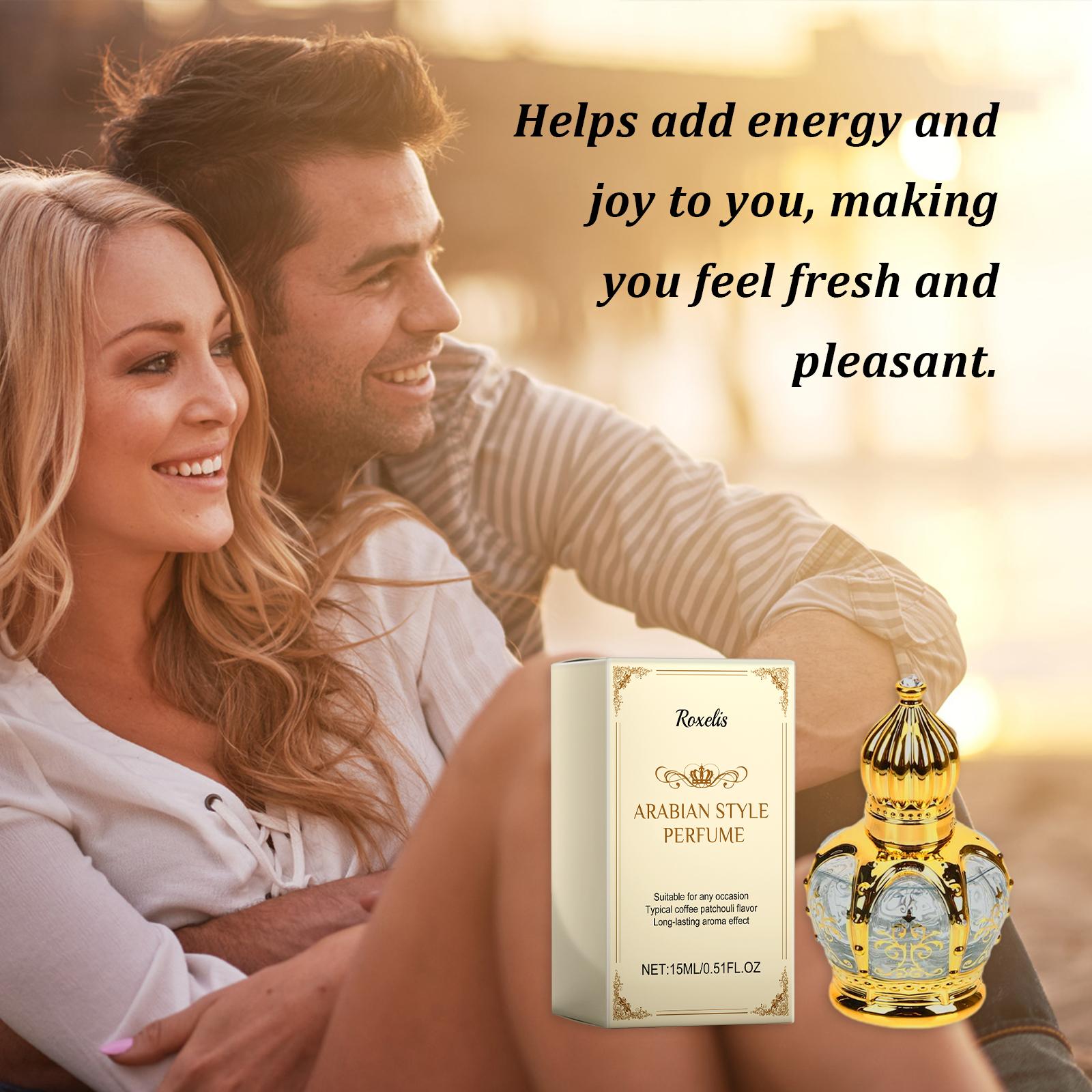 Roxelis Coffee Patchouli Fragrance, Natural Fresh Light Elegant Long Lingering Fragrance Show Charm Atmosphere Dating Perfume