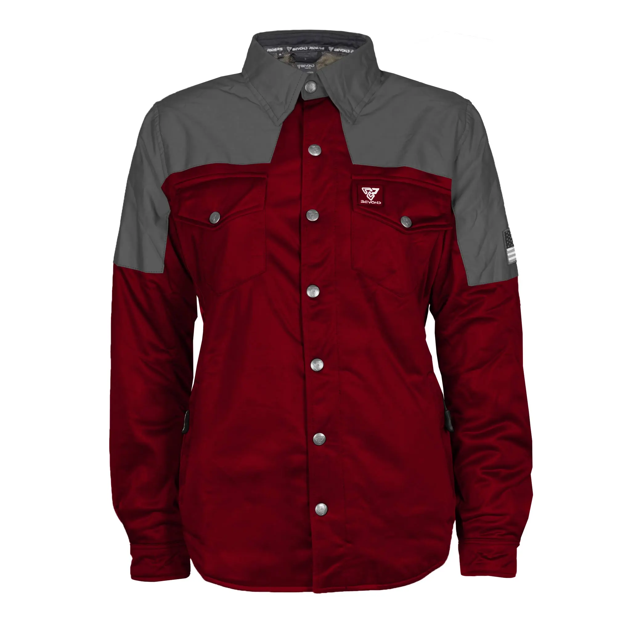 Ultra Reflective Shirt Red Maroon Nebula for Women