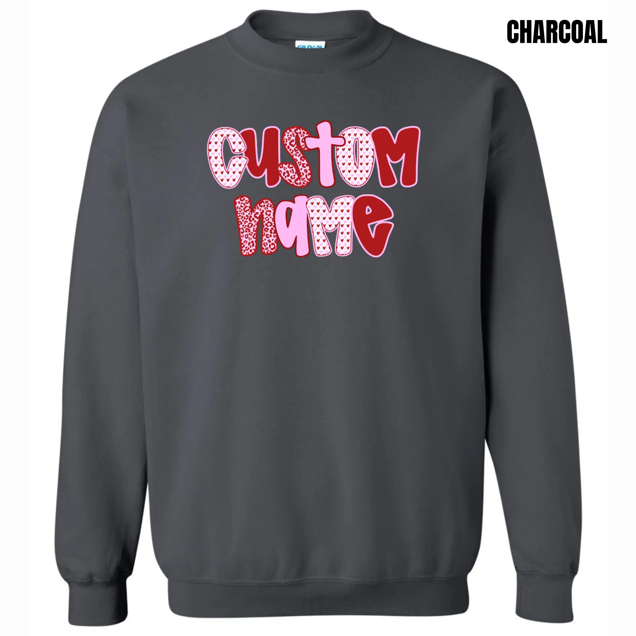 Mixed Valentine CUSTOM Name Sweatshirt 'BFNLB'