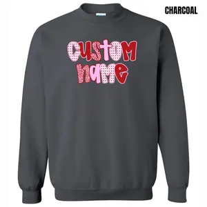 Mixed Valentine CUSTOM Name Sweatshirt 'BFNLB'