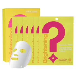 Brightening Daily Solution Niacinamide Glutathione Pearl Facial Mask Sheet (6-Pack)