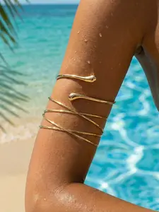 Elegant Water Drop Cross Design Open Arm Ring Bracelet for Women, Casual Trendy Jewelry, Perfect for Parties, Vacations, Gifts, Daily Wear Jewelry