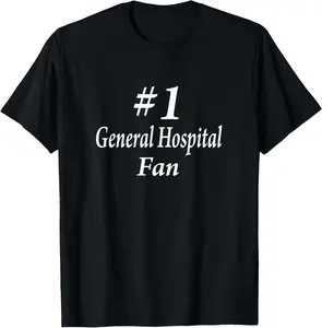 100%cotton #1 General Hospital Fan Shirt T-Shirt