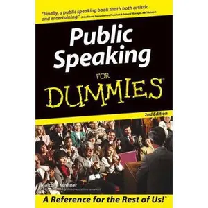 USED-Public Speaking for Dummies by Kushner, Malcolm (Paperback)