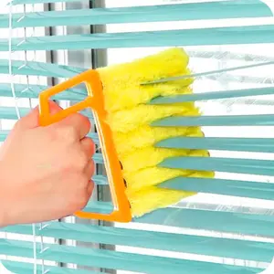 Blind Cleaner Tool, Mini Blind Duster Clean Brush, Dust Brush, Yellow