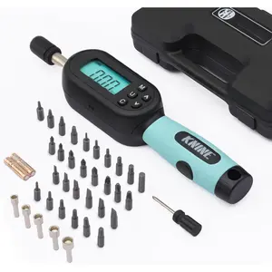 1/4 inch Digital Torque  Wrench Driver Set, Inch Pounds lbs for Maintenance, 10-100 in-lb (1.2-12 Nm), Hex Bits, For Tools,  Repairing and Mounting