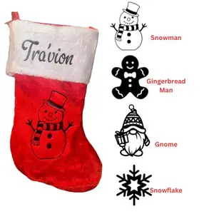 Classic Personalized Stocking - Festive Holiday Decor