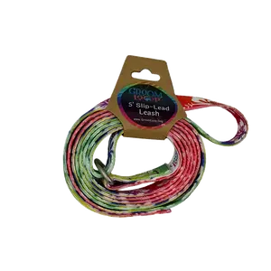 5ft Slip-Lead Leash Colorful Hawaiian by Groom Loop
