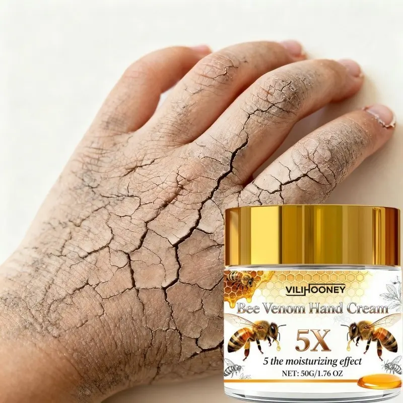 Deep Moisturizing Hydrating Hand Cream with Honey, Retinol & Collagen, Nourishing Formula for Dry Cracked Hands, All-Season Use, Hydrating Hand Balm, Moisturizer