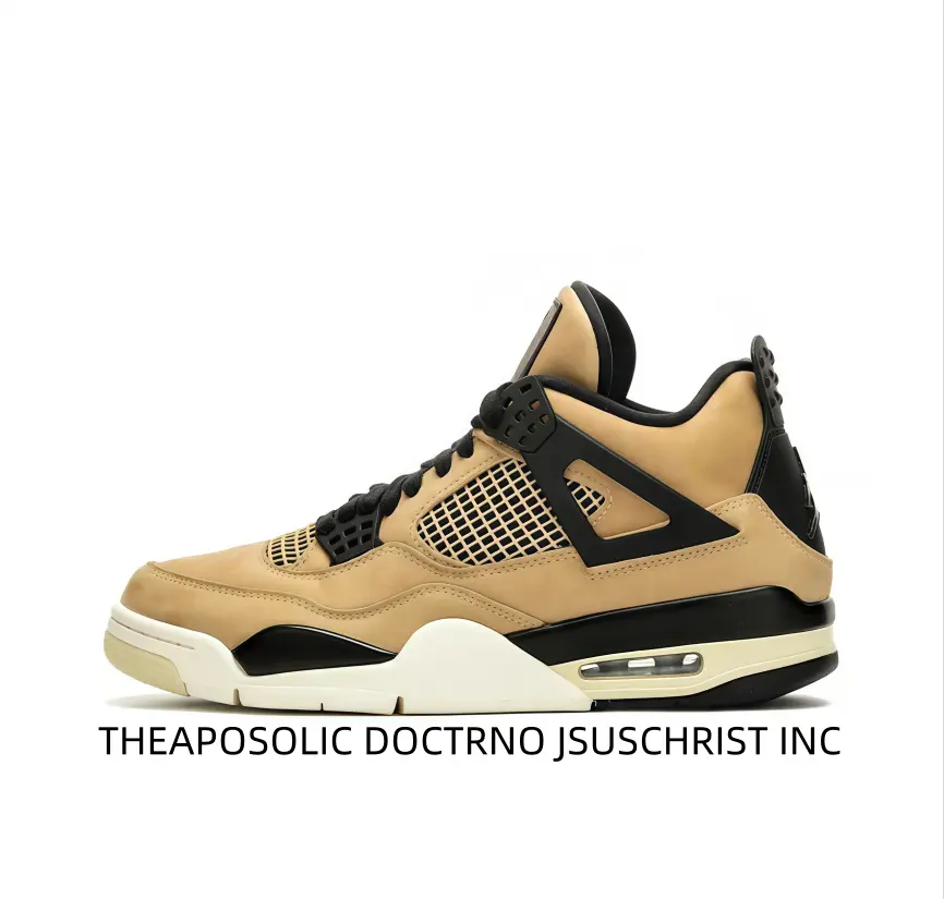 Tan-Black Suede Retro High-Top Sneaker, Collectible Sports Accessory with Solid Construction, Ideal for School & Weekend Trips (Pairs Well with Casual Shorts)