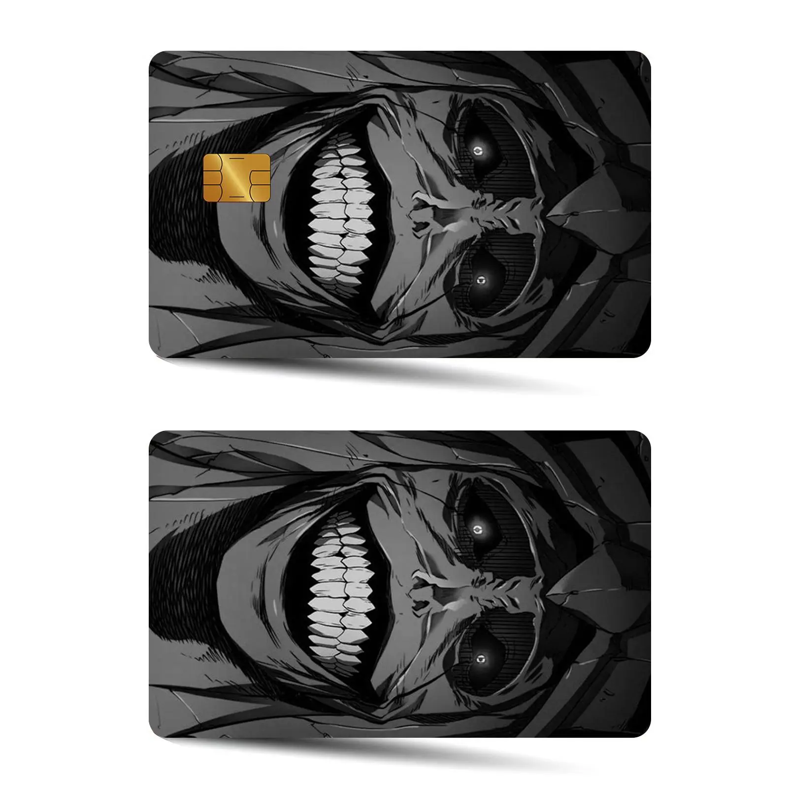 Credit Card Sticker, Ultra-thin Shiny Matte Finish Waterproof Scratch Resistant Durable Card Sticker, Compatible with Small Chip Cards, Decal Sticker