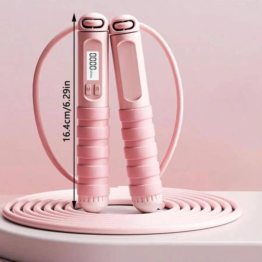 Professional Skipping Rope, Smart Counting Jump Rope, Weight Bearing Skipping Rope, Cordless Jump Rope, Fitness Equipment for Home Gym Workout