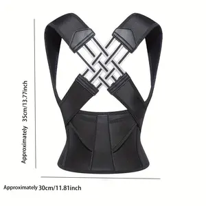 Adjustable Posture Corrector for Men and Women, Adjustable Back Brace, Back Support Shoulder Straps, Lumbar Spine Support, Back and Lumbar Support