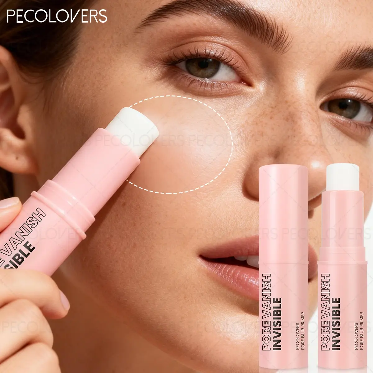 Waterproof Face Primer Makeup Base Gel Oil-control Oil Sucker Primer Matte Smooth Buildable Matte Finish Fine Lines Isolation Barrier Primer Invisible Pore Primer Stick Facial Primer