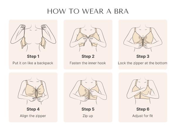 SHAPELLX Bare Essentials Skin Flow Front-Zipper Wireless Bra SHAPELLX Bare Essentials Skin Flow Front-Zipper Wireless Bra