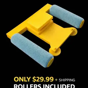 Edgemaster dual-roller paint edger