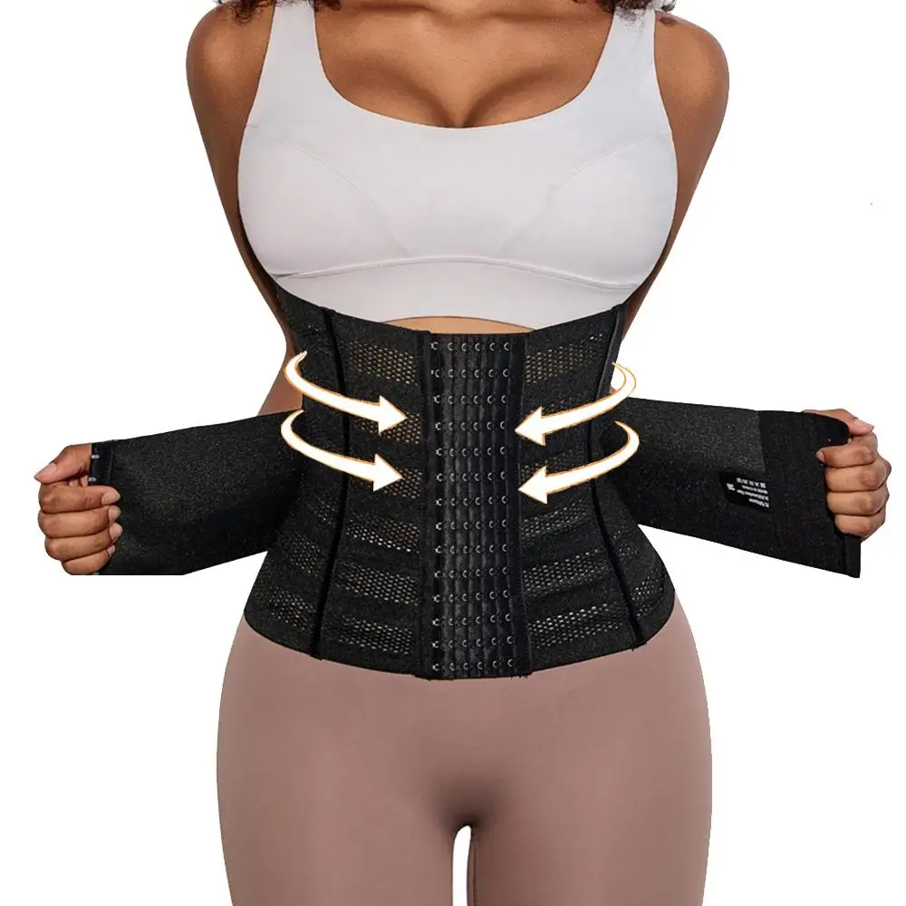 Multi-size Elastic Waist Trainer, Hourglass Under Bust Body Shaper Tummy, Wrap Waist Trimmer for Women, Abdominal Binder