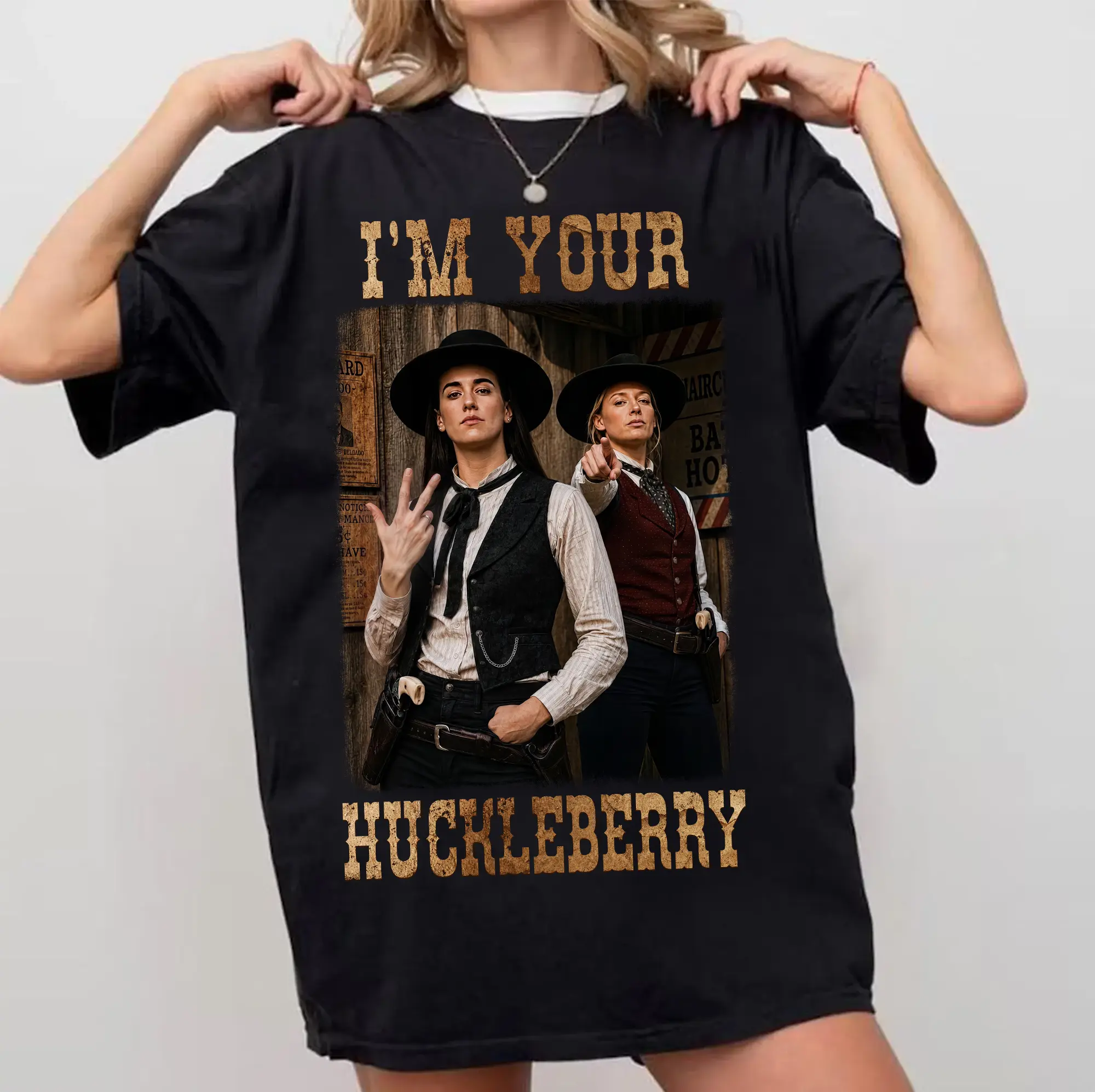 I'm Your Huckleberry Vibes Sophie and Caitlin Funny Gift T-Shirt, Hoodie, Full Sizes, Full Colors, Unisex Graphic Crewneck, For Men, For Women