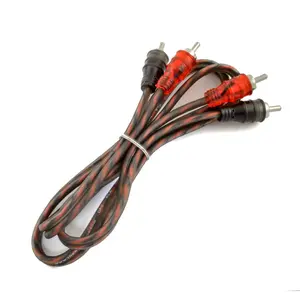 3ft 2-Channels Male-to-Male Twisted Pair OFC RCA Interconnect Cable
