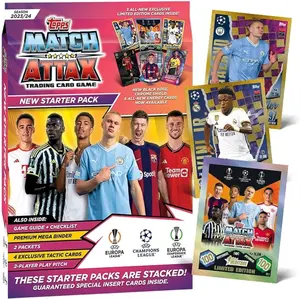 Topps Match Attax 23/24 - UEFA Champions League Football Cards| Trading Cards (Starter Pack)