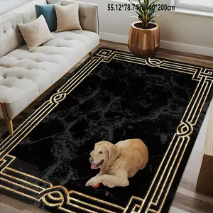 Art Modern Wind Area Carpet Machine Washable Home Decoration Sofa Tea Table Cushion Bedside Cushion Dining Table Cushion Kitchen Study Home Carpet Floor Cushion Home Decorative Rug