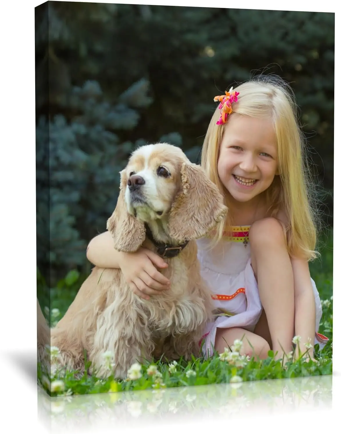 Custom Canvas Prints - Personalized Photo Wall Art with Decorative Frame, Custom Decorated Prints, High-Quality USA-Made, Sizes 8x12in to 24x36in, Ideal for Family & Pets, Decorative Frame Prints