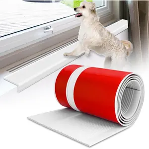 Window Sill Protector, Self-Adhesive Anti-Scratch Guard for Walls, Furniture - Slip Resistant Pet Shield