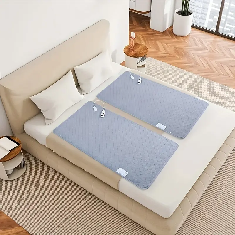 1pcs,Electric Blankets,Electric Heating Pad Extra Large, Plush Heated Camping Sleeping Bag Liner, 9 Adjustable Heating Levels And 4 Timers Setting, Machine Washable Design for Home Beds, Electric Heating Blanket for Bedroom, Heated Blanket