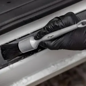 Car Detailing Brush Set, 3 Pack Synthetic Detailing Brushes, Clean Interior or Exterior, Wheels, Tires, Engine Bay, Leather Seats, Car Detailing Kit, Detailing Brush