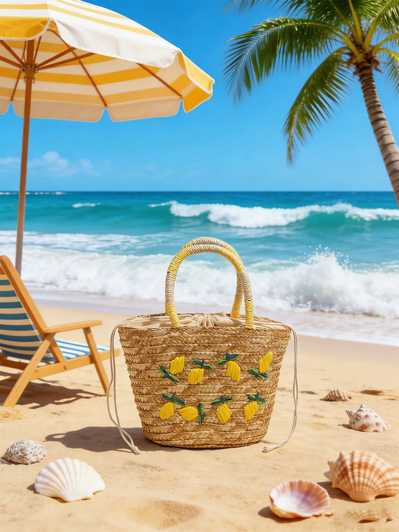 Ladies' Fashionable Casual Handbag, Fall Winter Handbag, Simple Design Suitable for Daily Commuting, Shopping, Beach Vacation, Must-Have Beach Bag, Beach Purse, Bucket Bags